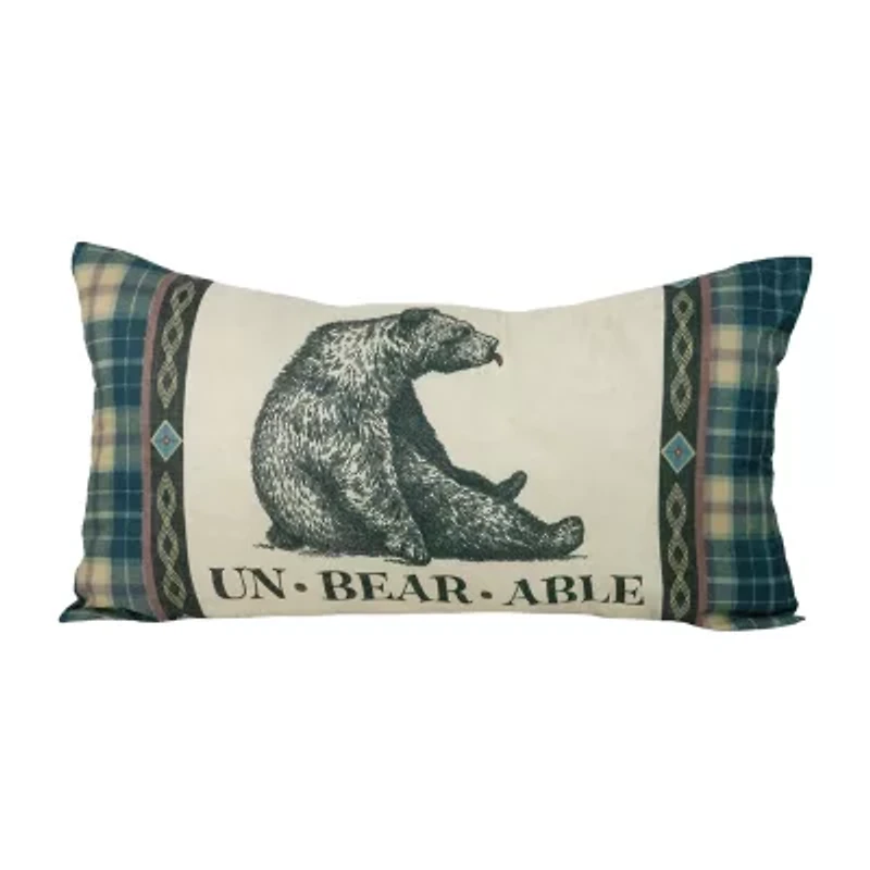Your Lifestyle By Donna Sharp Bear Tracks 2-pc. Square Throw Pillow