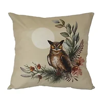 Donna Sharp Plaid, Owl 2-pc. Square Throw Pillow