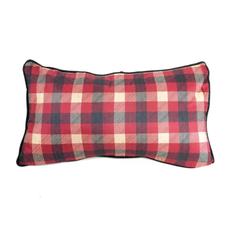 Donna Sharp Plaid,  Bear 2-pc. Square Throw Pillow