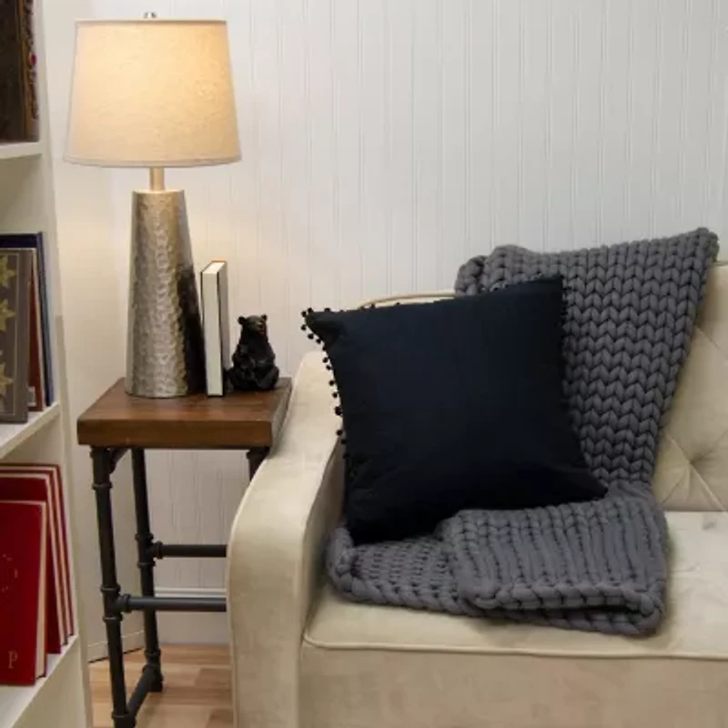 Donna Sharp Pompom Square Throw Pillow