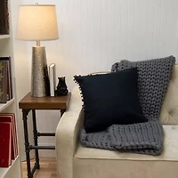 Donna Sharp Pompom Square Throw Pillow