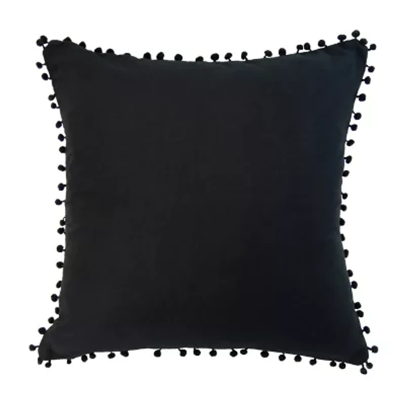 Donna Sharp Pompom Square Throw Pillow