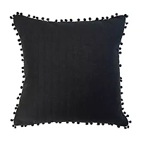 Donna Sharp Pompom Square Throw Pillow