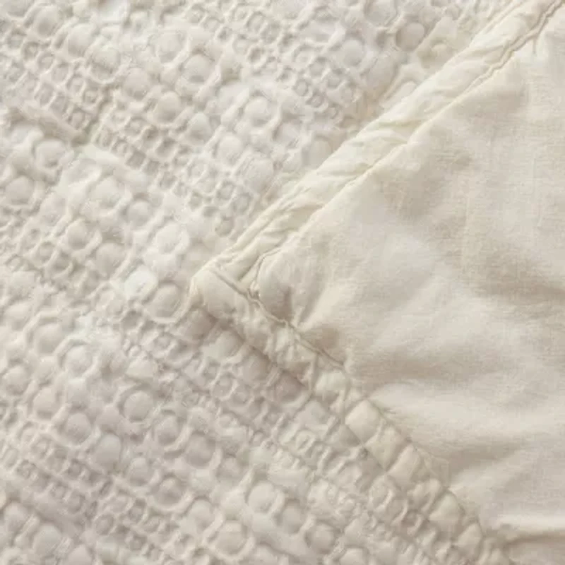 Linery 100% Cotton Waffle Weave Duvet Cover Set Duvet Cover Set