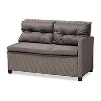 Baxton Studio Darian Rattan 4-Piece Patio Set