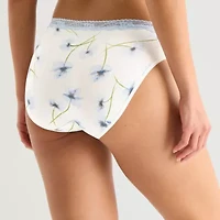 Ambrielle Cotton High Cut Panty