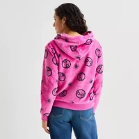 Spiderman Fleece Hoodie Womens Long Sleeve