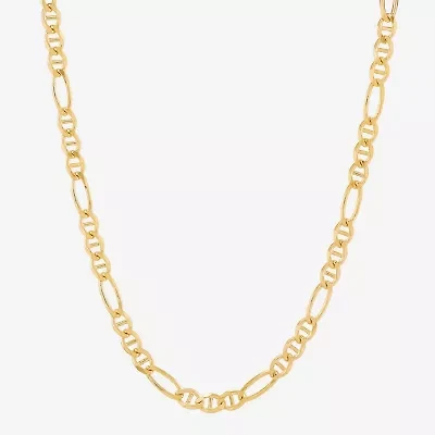 Made in Italy 14K Gold 18 Inch Figaro Chain Necklace