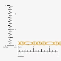 Made in Italy 14K Gold 18 Inch Figaro Chain Necklace