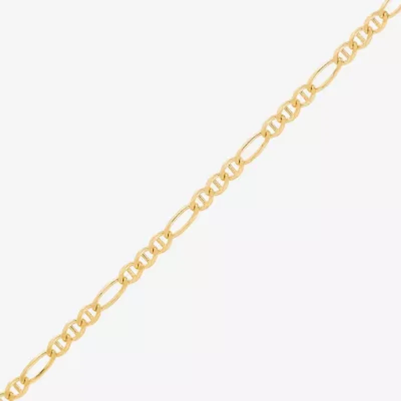 Made in Italy 14K Gold 18 Inch Figaro Chain Necklace