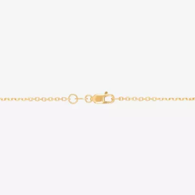 Gold Addiction Womens 10K Gold 17 Inch Link Chain Necklace