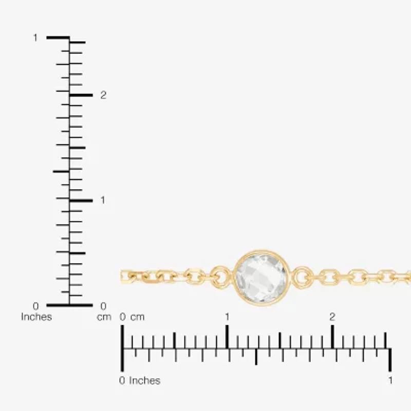 Gold Addiction Womens 10K Gold 17 Inch Link Chain Necklace