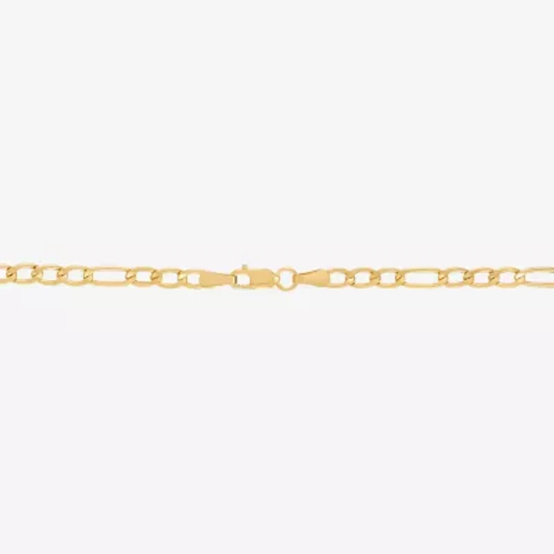 Bonded Brilliance Womens 20 Inch Figaro Chain Necklace