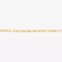 Bonded Brilliance Womens 20 Inch Figaro Chain Necklace