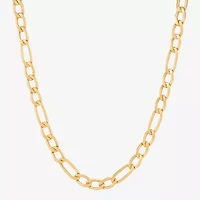 Bonded Brilliance Womens 20 Inch Figaro Chain Necklace