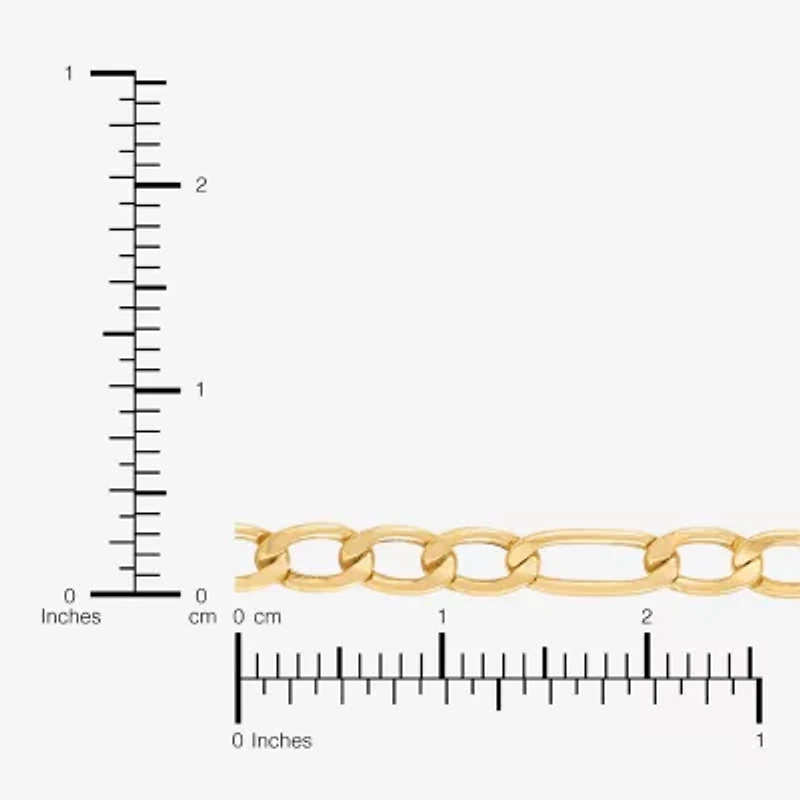 Bonded Brilliance Womens 20 Inch Figaro Chain Necklace