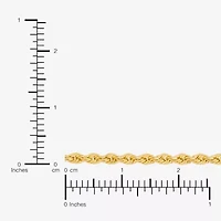 Bonded Brilliance Womens 7.5 Inch Solid Rope Chain Bracelet