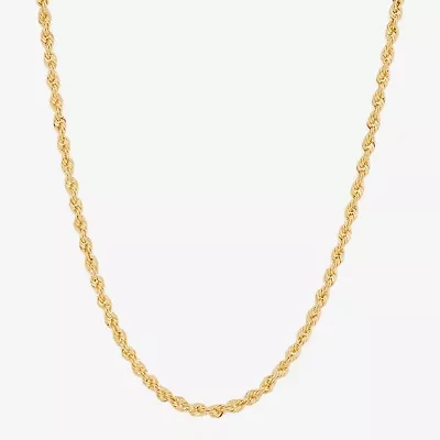 Bonded Brilliance Womens 18 Inch Rope Chain Necklace