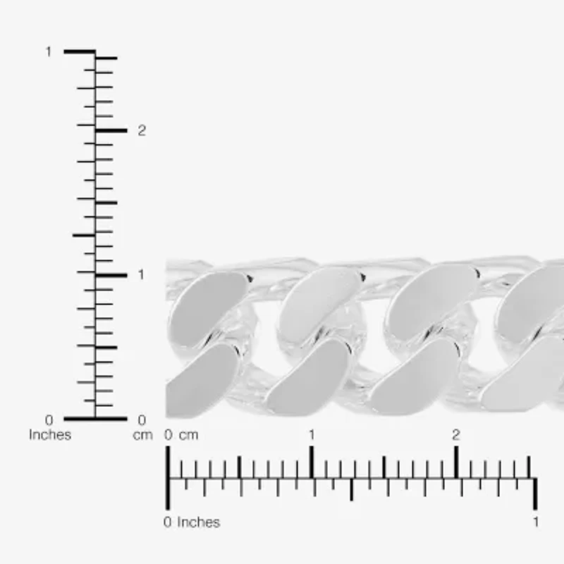 Mens Sterling Silver 22 Inch Curb Chain Necklace