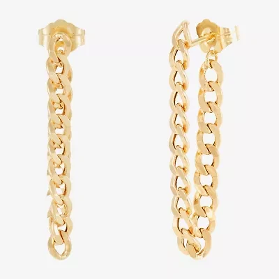 Limited Quantities! Womens 10K Gold Drop Earrings