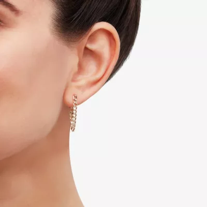 Limited Quantities! Womens 10K Gold Drop Earrings