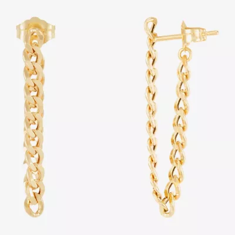 Limited Quantities! Womens 10K Gold Drop Earrings