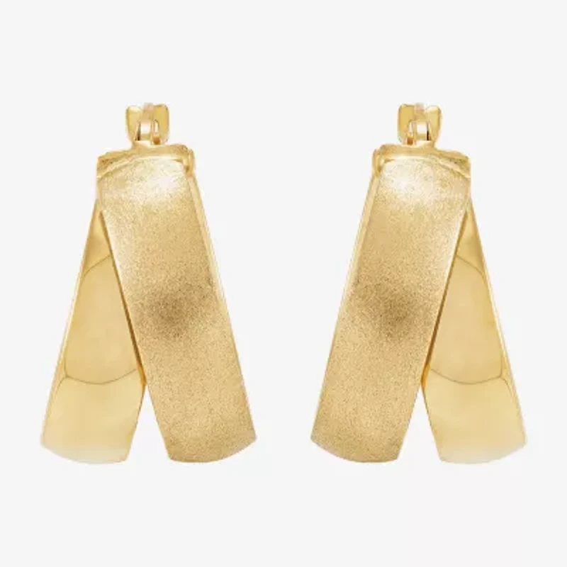 Limited Quantities! Womens 14K Gold 20mm Hoop Earrings