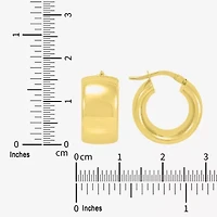 Limited Quantities! Womens 14K Gold 16mm Hoop Earrings