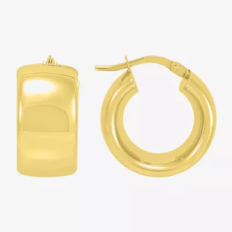 Limited Quantities! Womens 14K Gold 16mm Hoop Earrings