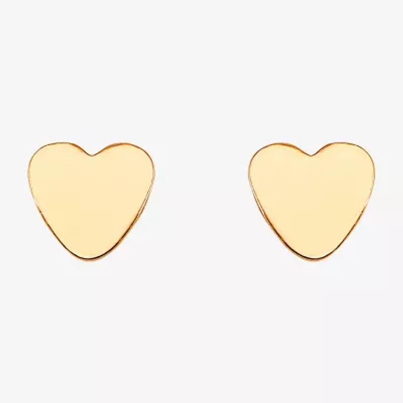 Limited Quantities! Girls White Cubic Zirconia 10K Gold 3 Pair Earring Set