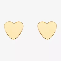 Limited Quantities! Girls White Cubic Zirconia 10K Gold 3 Pair Earring Set