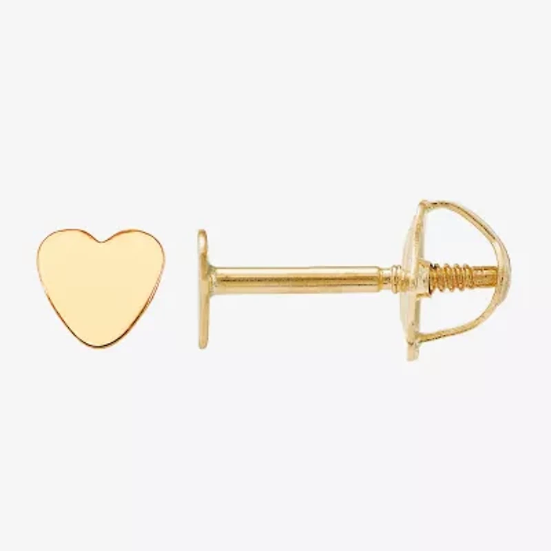 Limited Quantities! Girls White Cubic Zirconia 10K Gold 3 Pair Earring Set