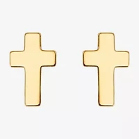 Limited Quantities! Girls White Cubic Zirconia 10K Gold 3 Pair Earring Set