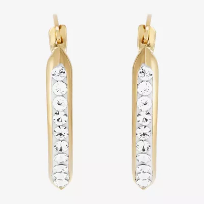 Limited Quantities! Womens 14K Gold 15.3mm Hoop Earrings