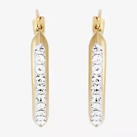 Limited Quantities! Womens 14K Gold 15.3mm Hoop Earrings