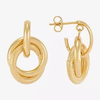 Limited Quantities! Womens 14K Gold Drop Earrings