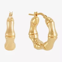 Limited Quantities! Womens 14K Gold 22mm Hoop Earrings