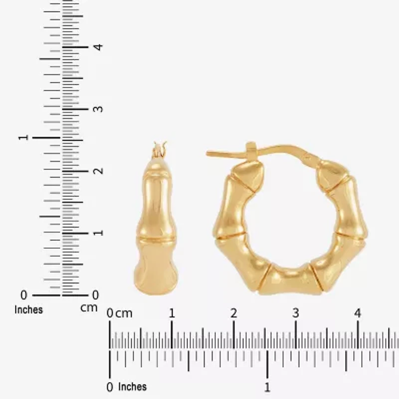 Limited Quantities! Womens 14K Gold 22mm Hoop Earrings