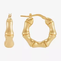 Limited Quantities! Womens 14K Gold 22mm Hoop Earrings