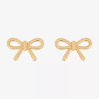 Limited Quantities! 14K Gold 5.4mm Bow Stud Earrings
