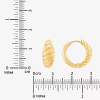 Limited Quantities! Womens 14K Gold 15mm Hoop Earrings