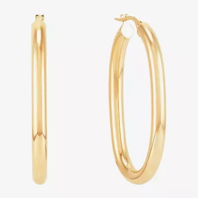 Limited Quantities! Womens 14K Gold 25mm Hoop Earrings