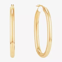 Limited Quantities! Womens 14K Gold 25mm Hoop Earrings