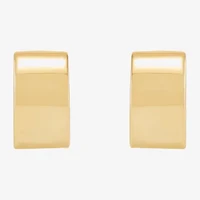 Limited Quantities! Womens 14K Gold 10.4mm Hoop Earrings