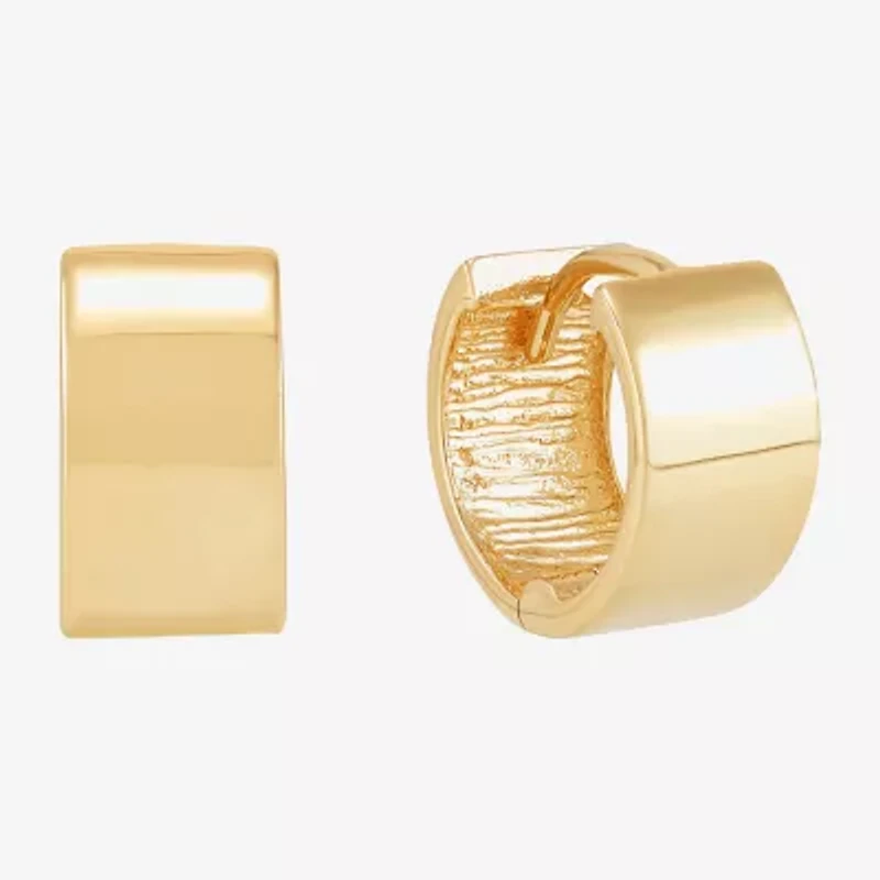 Limited Quantities! Womens 14K Gold 10.4mm Hoop Earrings