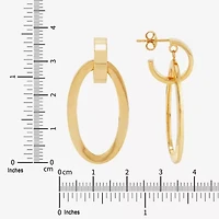 Limited Quantities! Womens 14K Gold Drop Earrings