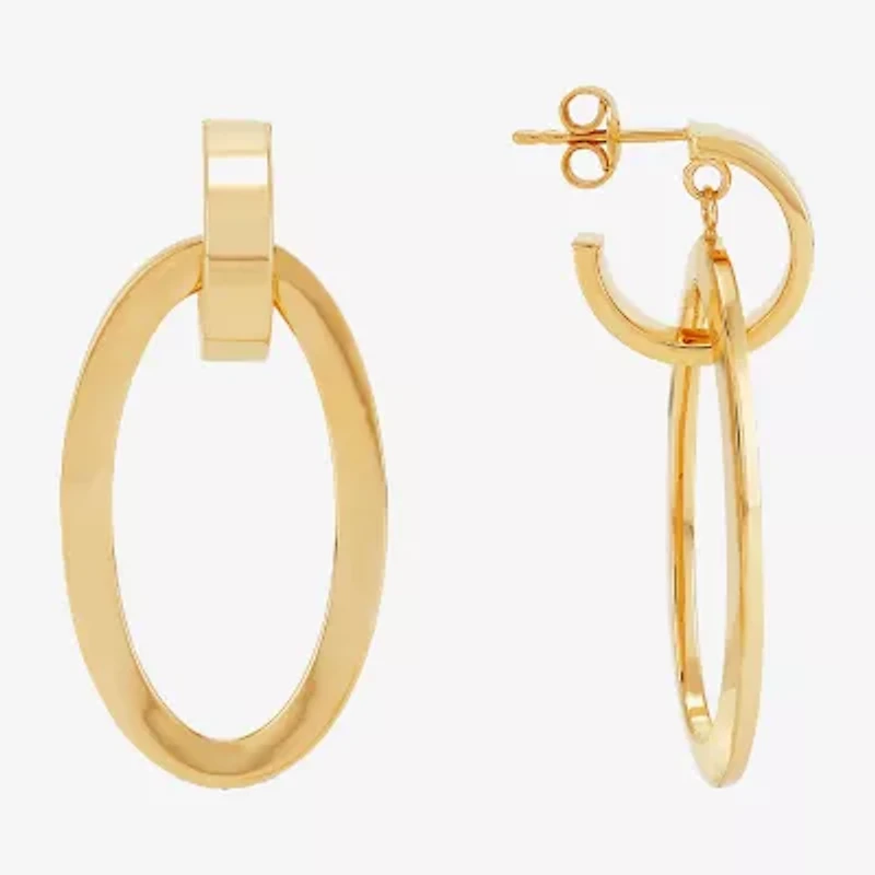 Limited Quantities! Womens 14K Gold Drop Earrings