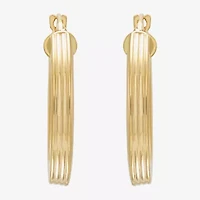 Limited Quantities! Womens 14K Gold 15mm Hoop Earrings
