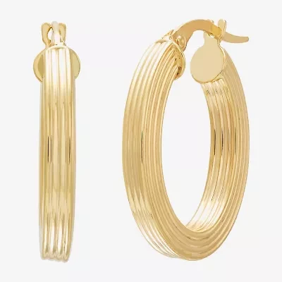 Limited Quantities! Womens 14K Gold 15mm Hoop Earrings