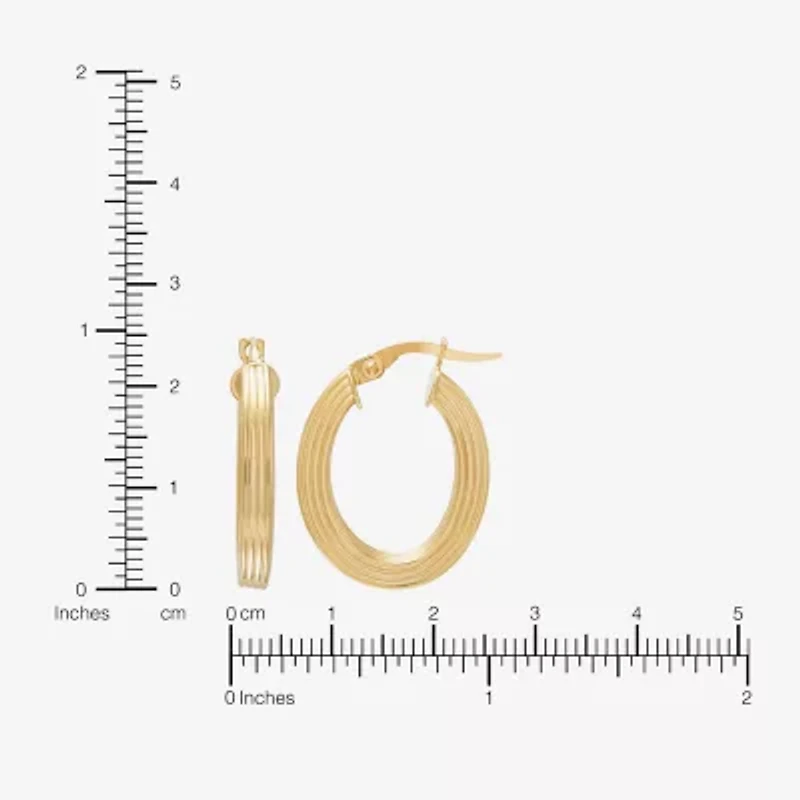 Limited Quantities! Womens 14K Gold 15mm Hoop Earrings